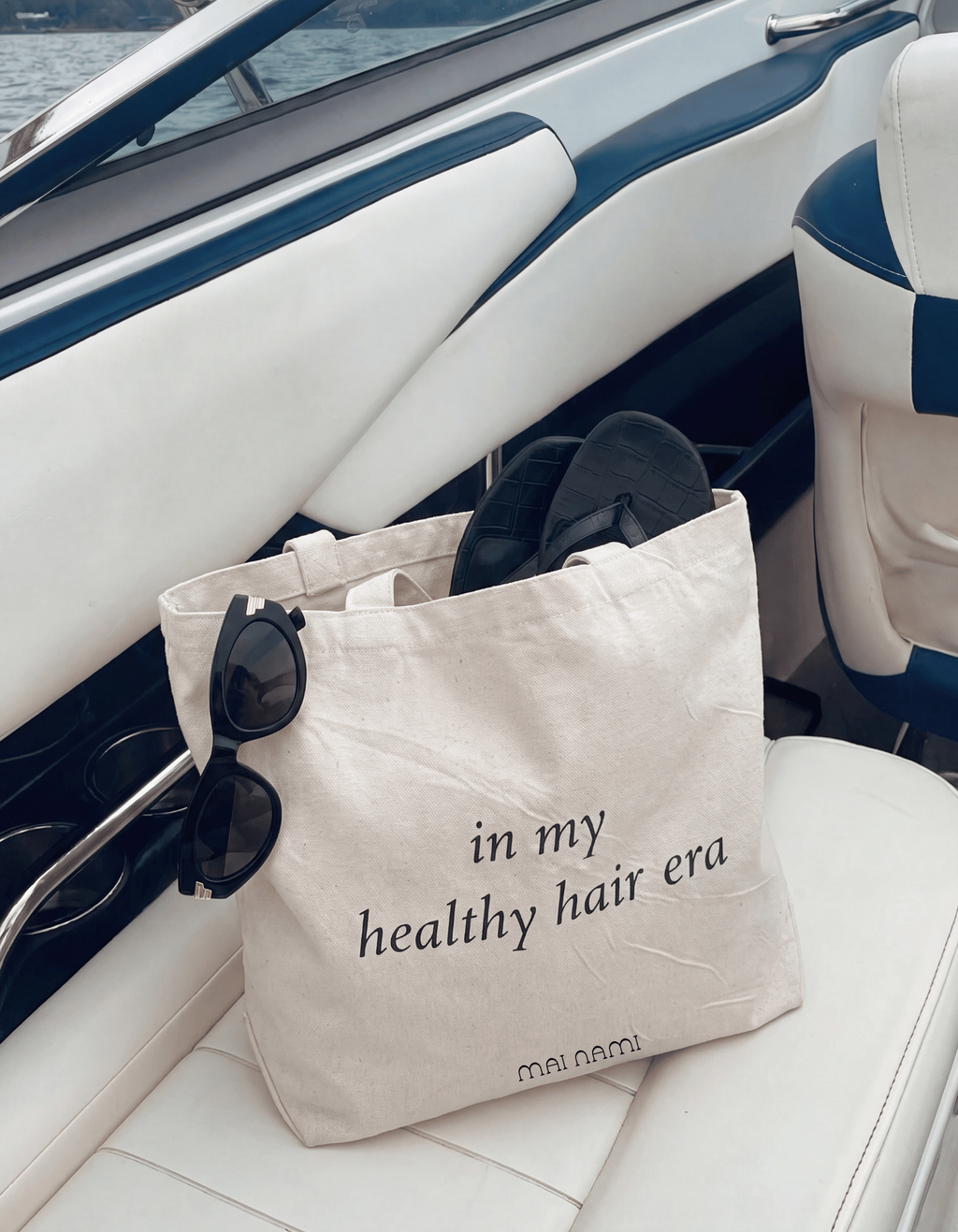 Healthy Hair Era Canvas Tote